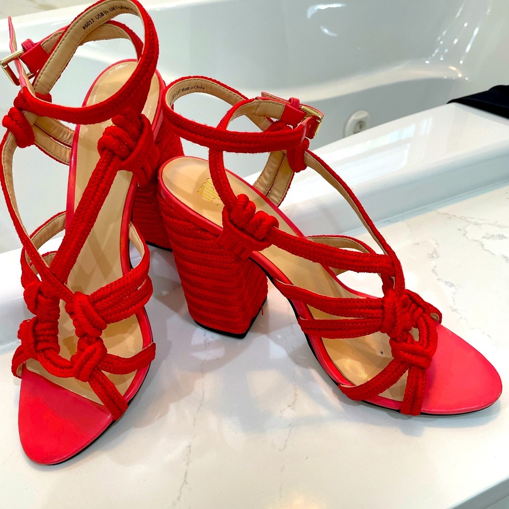 Cabi red heels
